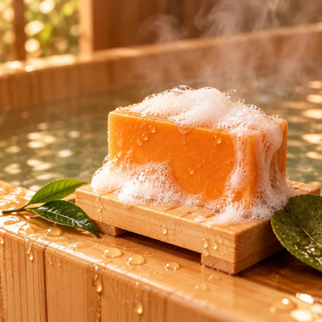 Shibu Soap – Japanese Persimmon & Green Tea Deodorizing Bar