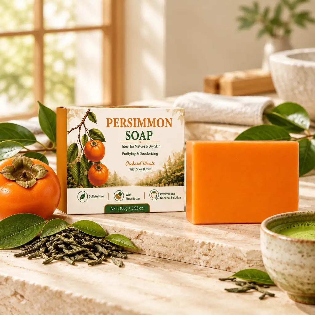 Shibu Soap – Japanese Persimmon & Green Tea Deodorizing Bar