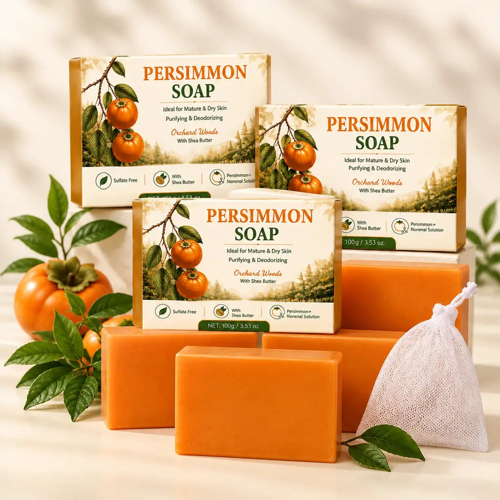 Shibu Soap – Japanese Persimmon & Green Tea Deodorizing Bar