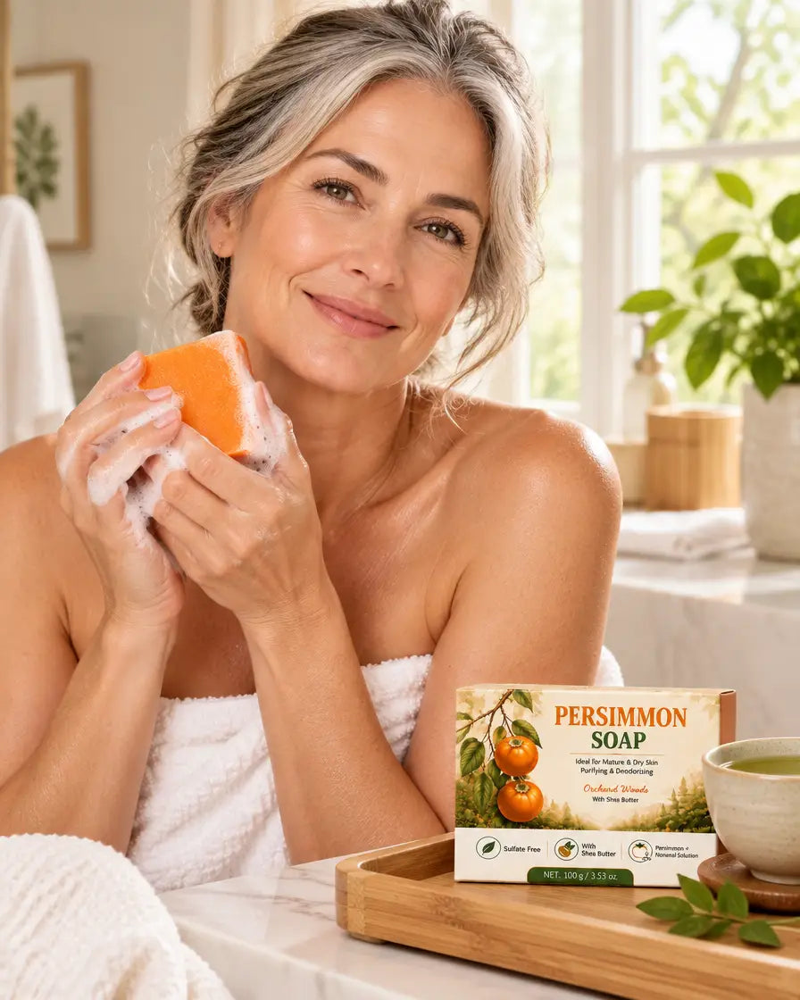 Shibu Soap – Japanese Persimmon & Green Tea Deodorizing Bar